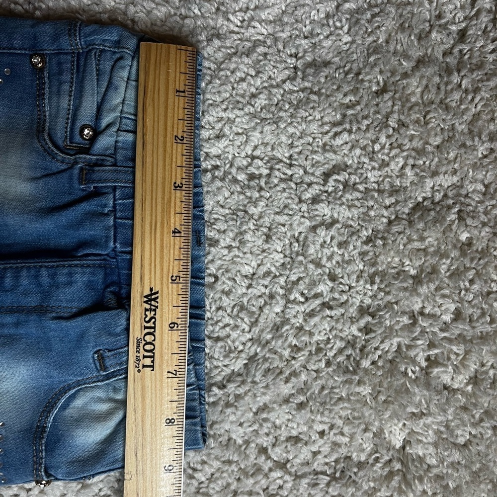 GIRLS MAE LI ROSE BEAUTIFUL SKINNY PULL ON JEANS SIZE 6X - Picture 7 of 16